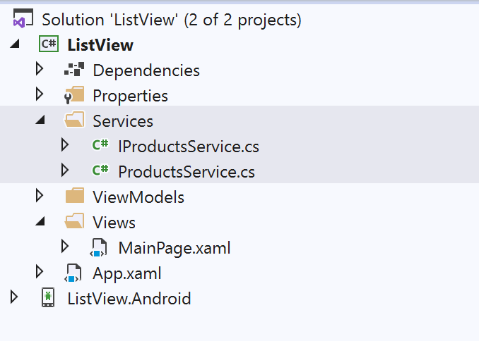 Xamarin Froms Groupped LitView